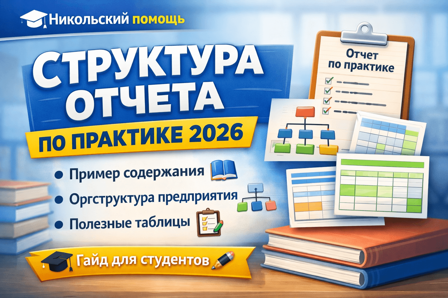 Структура отчета по практике для студентов 2026