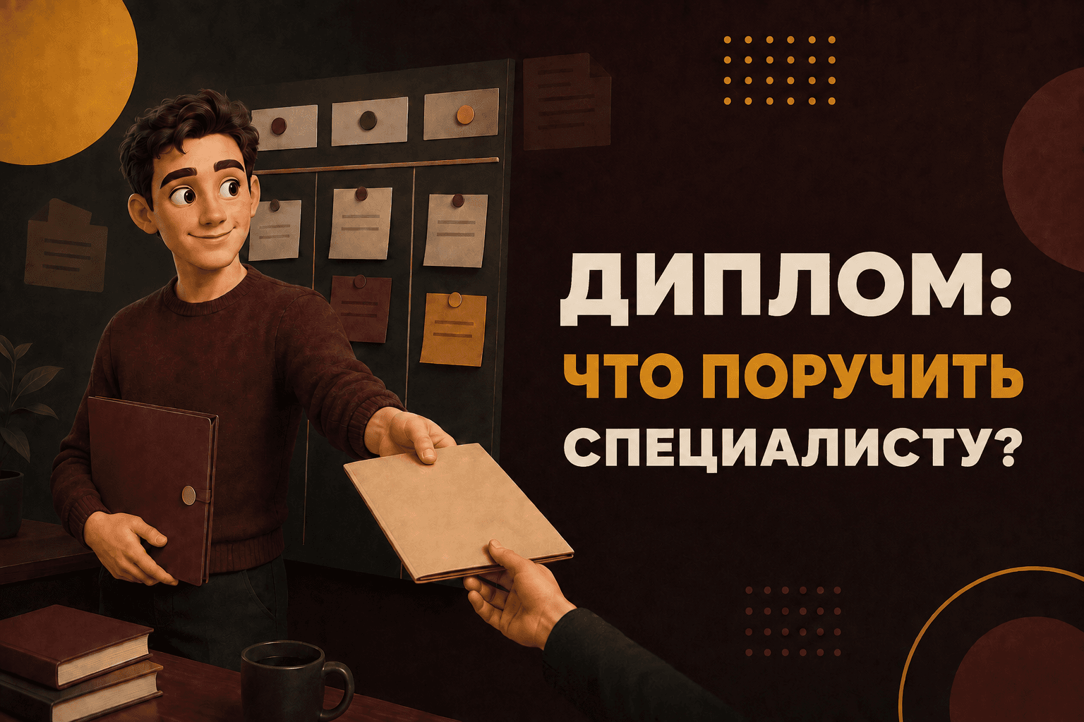 Что можно делегировать при подготовке дипломной работы