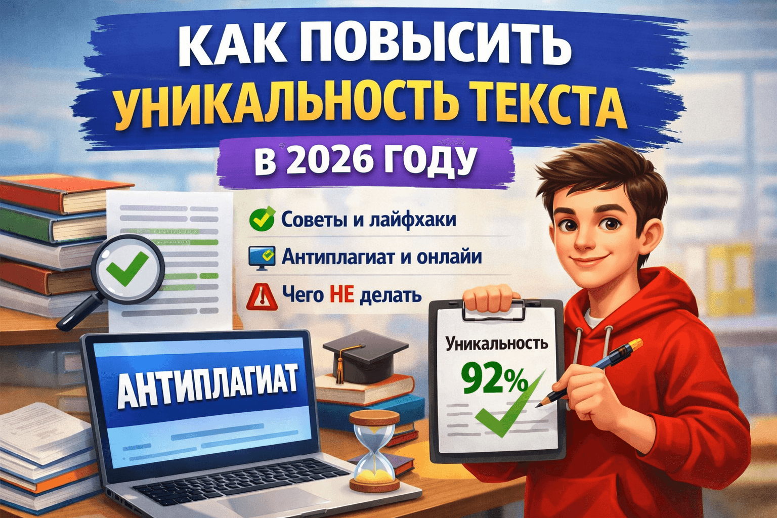 Как повысить уникальность текста для студентов 2026